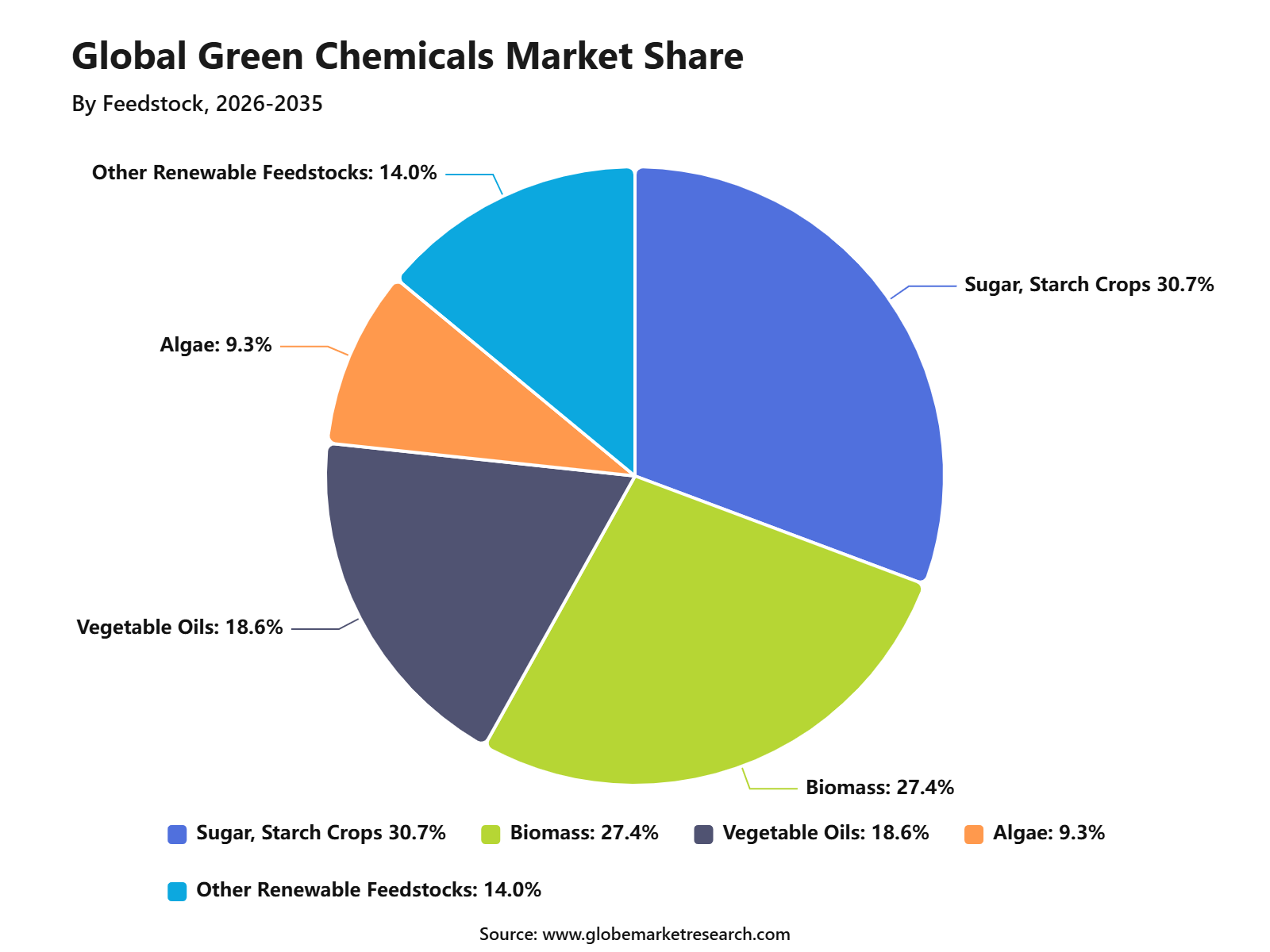 Global Green Chemicals Market Share